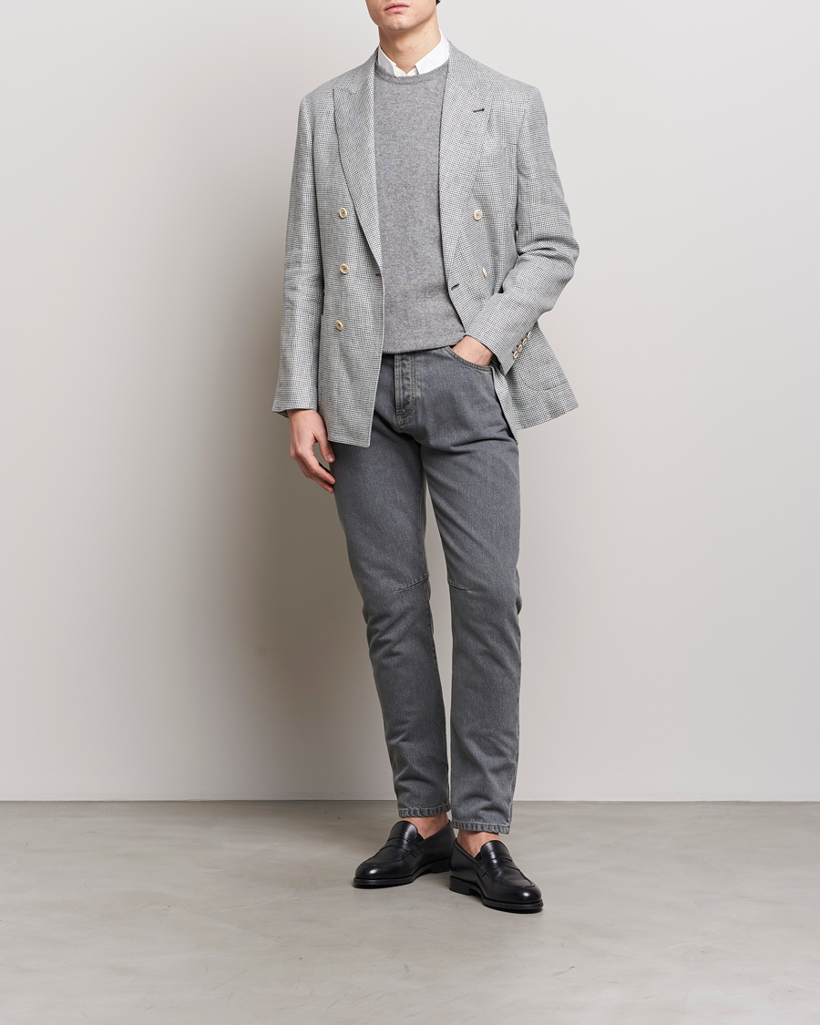 Homme | Jeans | Brunello Cucinelli | Leisure Fit Jeans Grey Wash