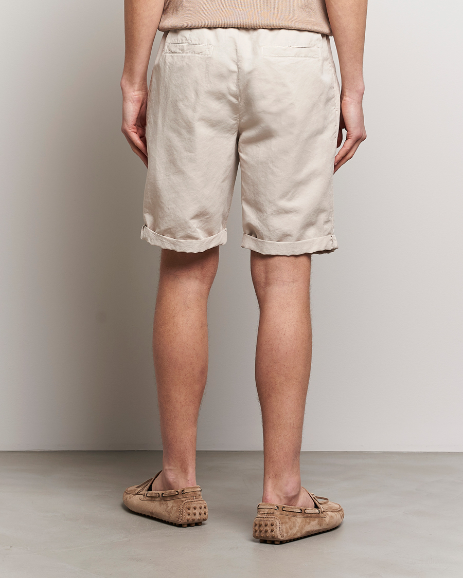 Homme | Shorts | Brunello Cucinelli | Drawstring Shorts Light Beige