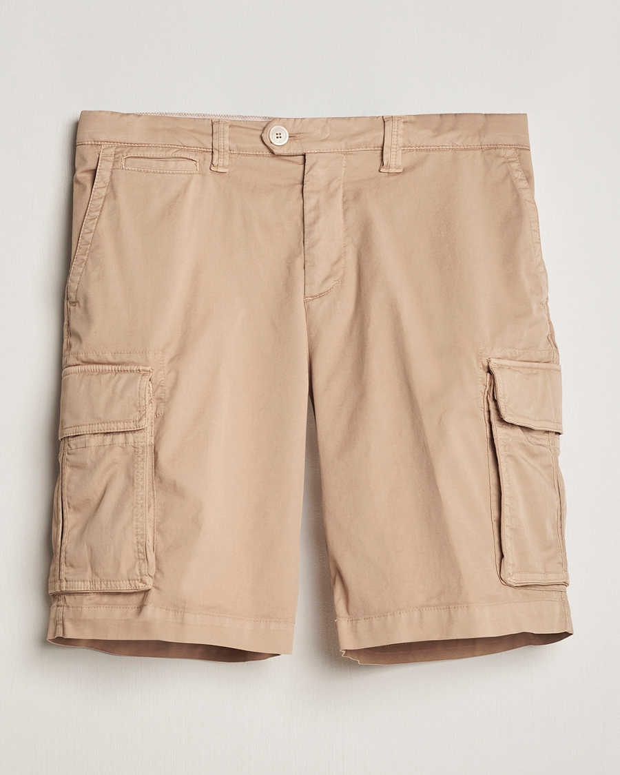 Homme | Shorts | Brunello Cucinelli | Cotton Cargo Shorts Beige