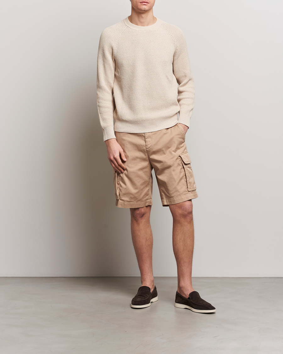 Homme | Shorts | Brunello Cucinelli | Cotton Cargo Shorts Beige