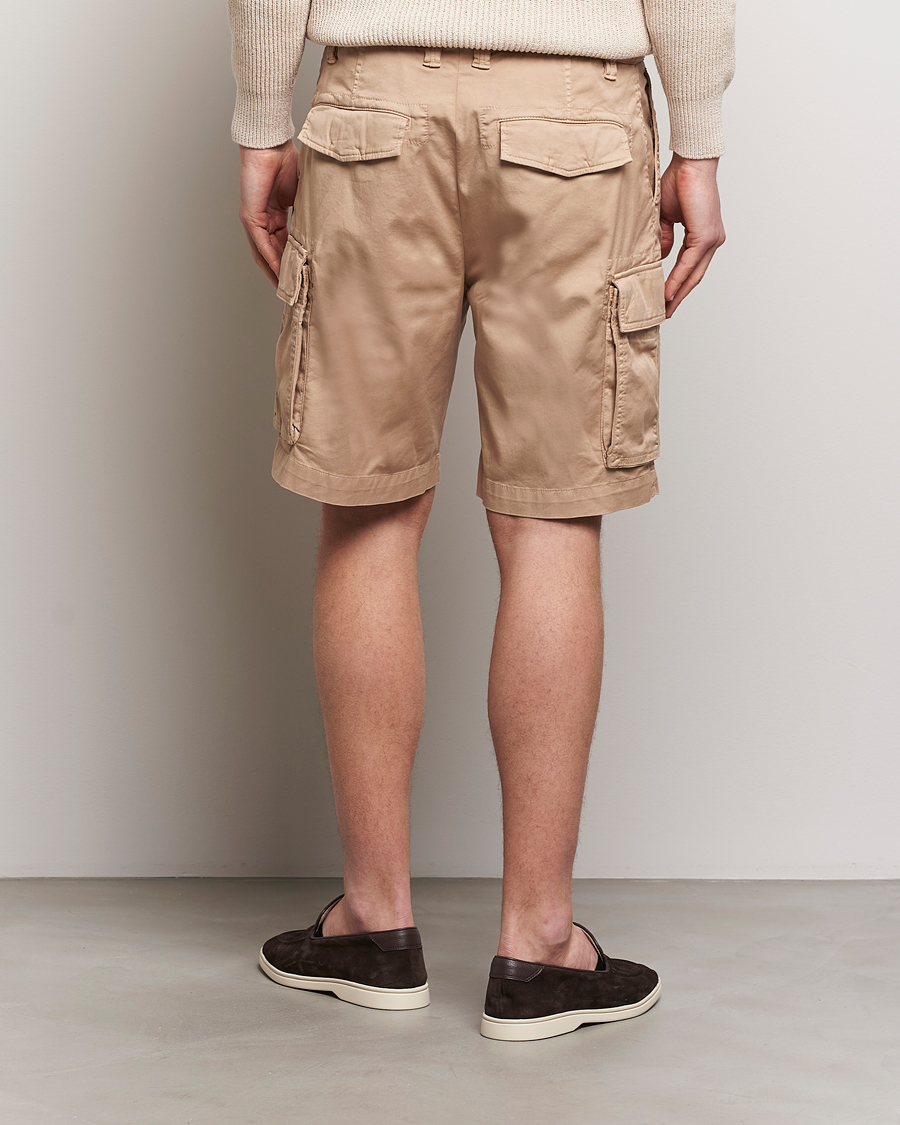 Homme | Shorts | Brunello Cucinelli | Cotton Cargo Shorts Beige