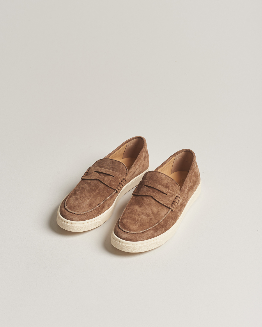 Homme | Sections | Brunello Cucinelli | Moccasin Loafer Brown Suede