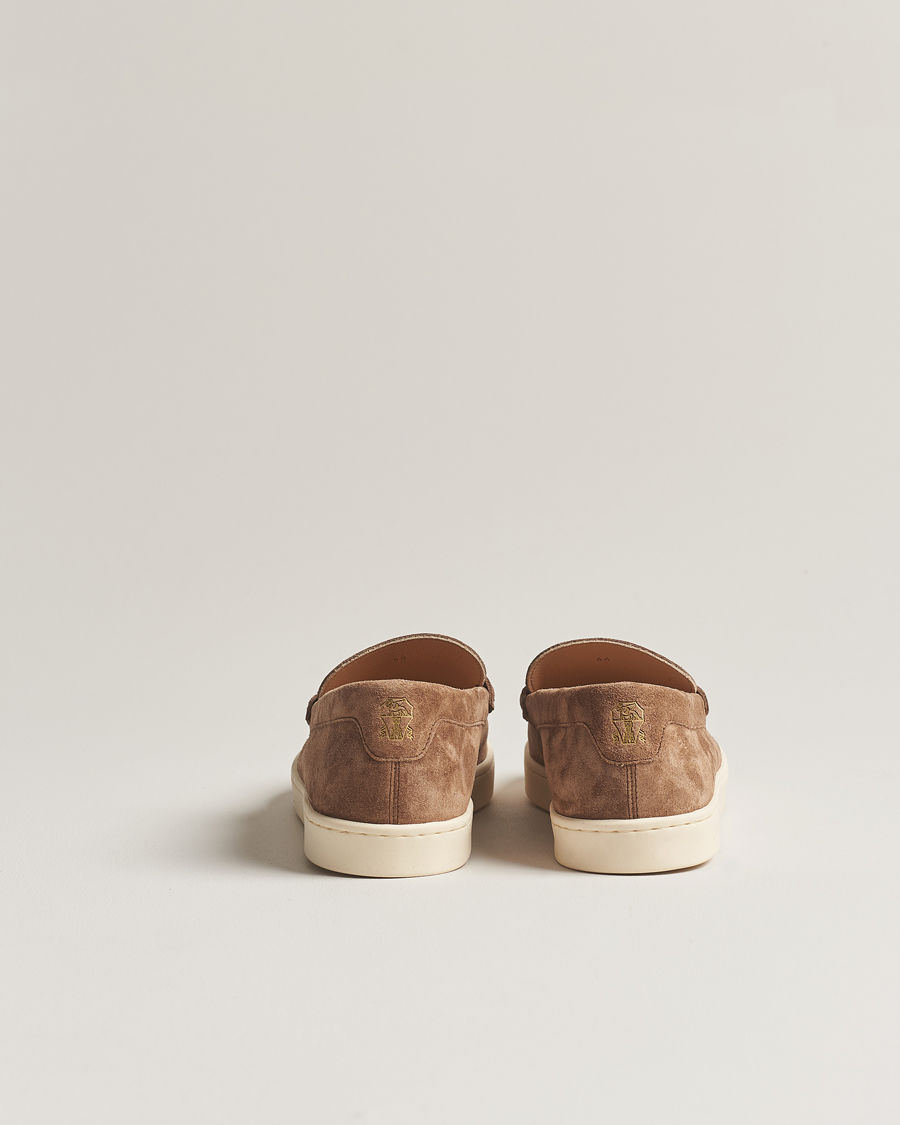 Homme | Brunello Cucinelli Moccasin Loafer Brown Suede | Brunello Cucinelli | Moccasin Loafer Brown Suede