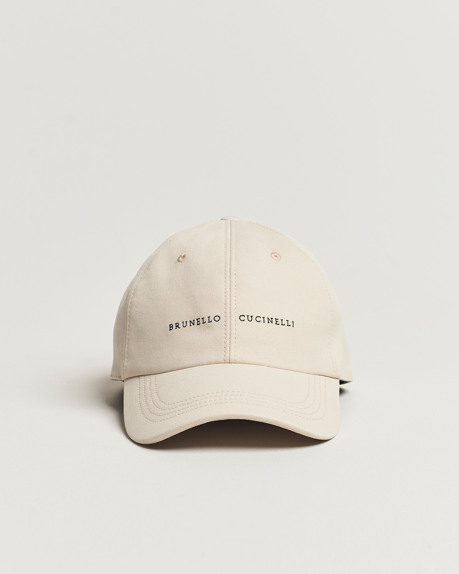 Homme | Brunello Cucinelli Cotton Baseball Cap Light Beige | Brunello Cucinelli | Cotton Baseball Cap Light Beige