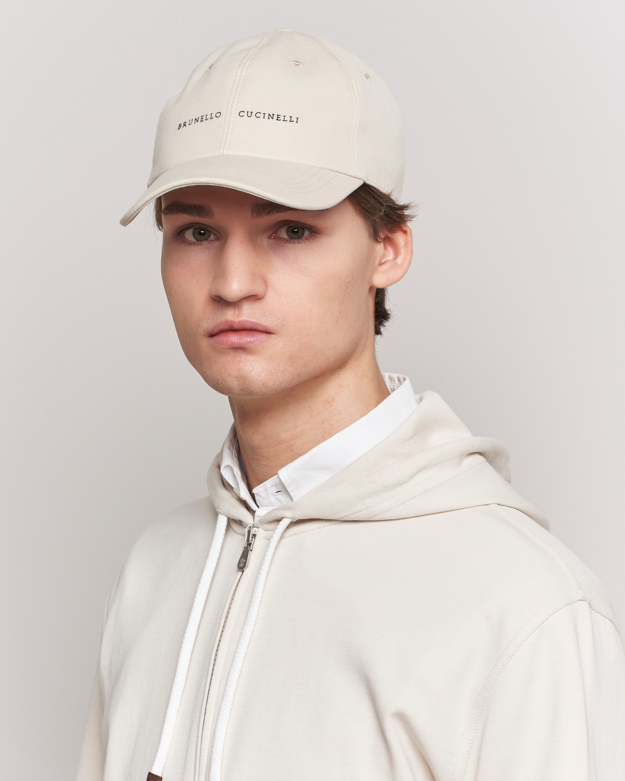 Homme | Brunello Cucinelli Cotton Baseball Cap Light Beige | Brunello Cucinelli | Cotton Baseball Cap Light Beige