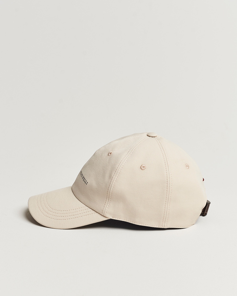 Homme | Brunello Cucinelli Cotton Baseball Cap Light Beige | Brunello Cucinelli | Cotton Baseball Cap Light Beige