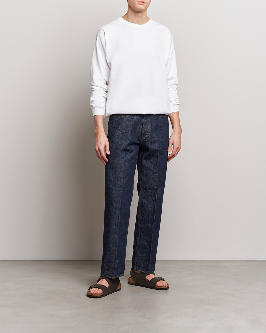 Homme | T-shirts | Auralee | Luster Plating Long Sleeve T-Shirt White