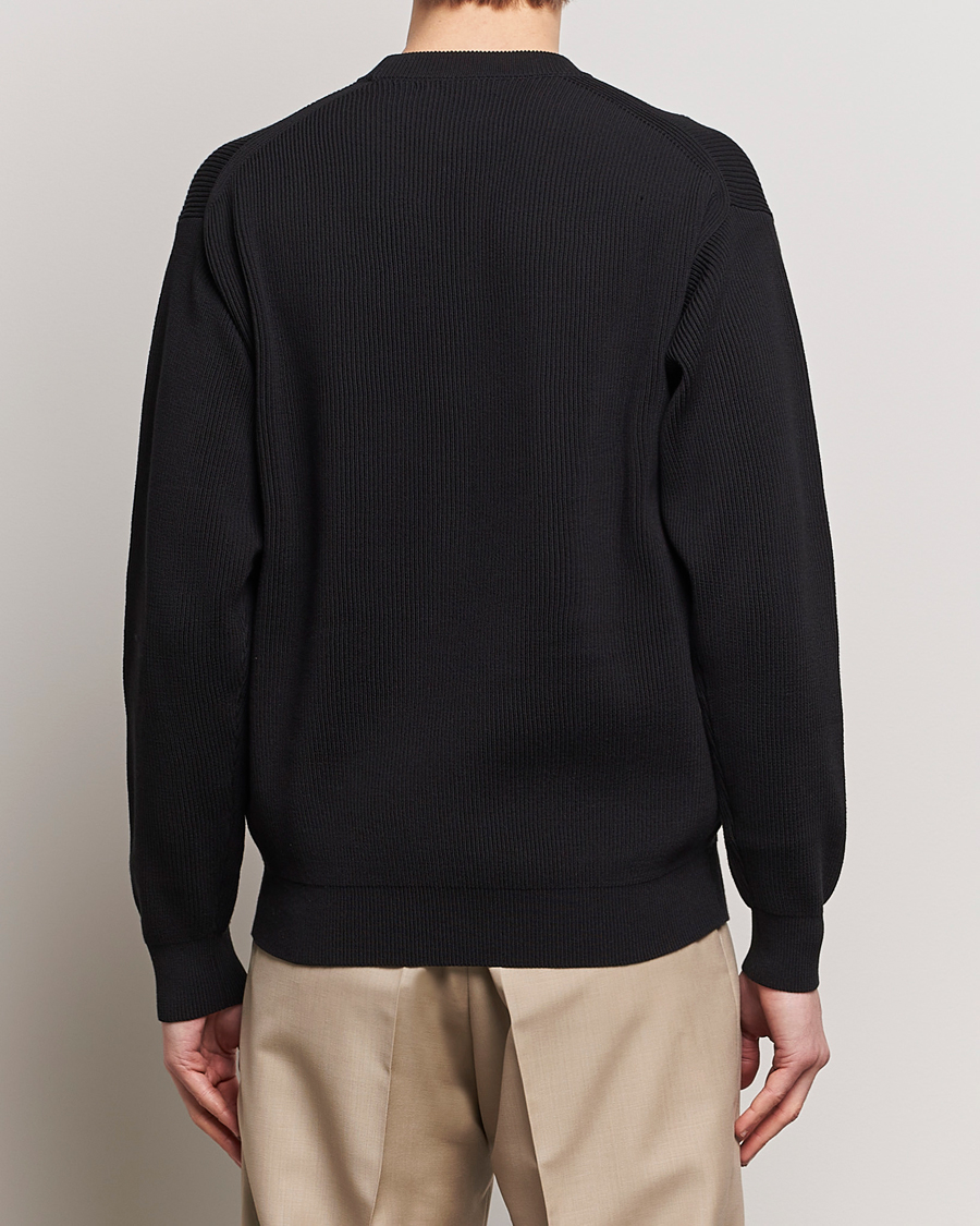 Homme | Pulls Et Tricots | Auralee | Hard Twist Rib Knit Pullover Black