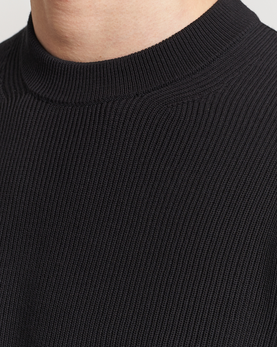 Homme | Pulls Et Tricots | Auralee | Hard Twist Rib Knit Pullover Black