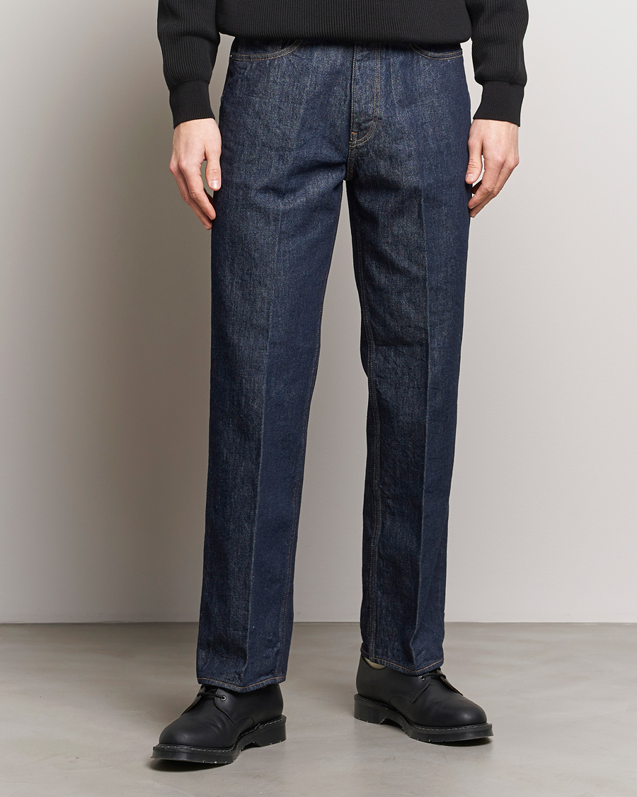 Homme | Jeans | Auralee | Regular Fit Denim Pants Dark Indigo