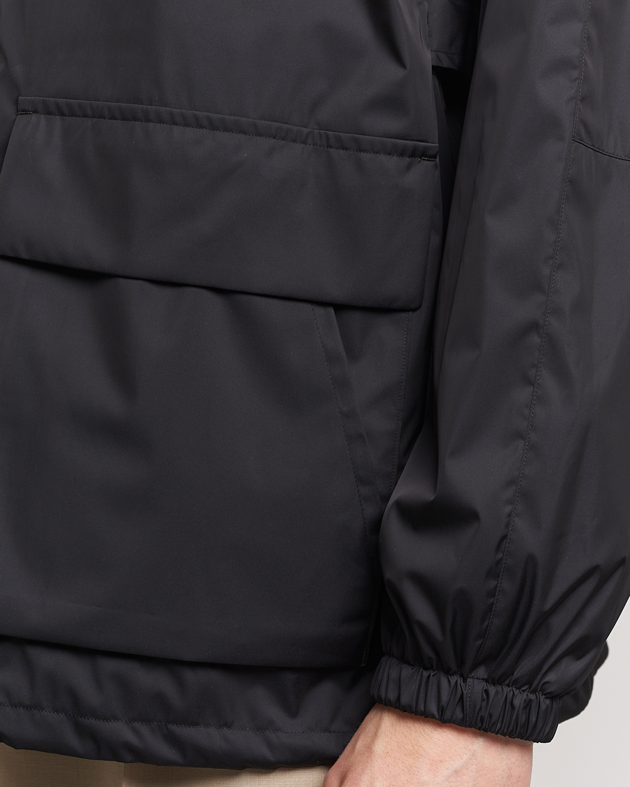 Homme | Manteaux Et Vestes | Auralee | Polyester Satin Zip Jacket Black