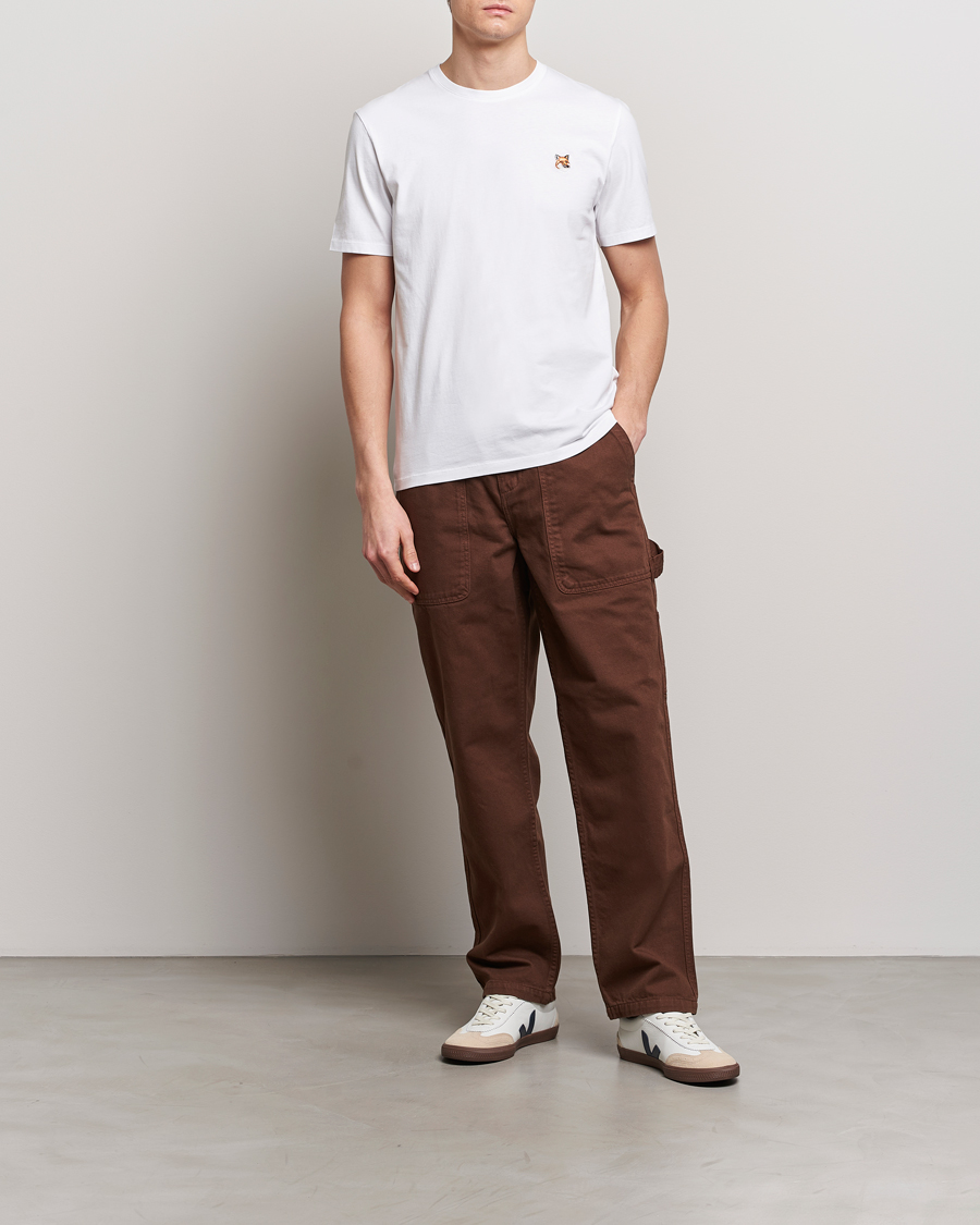 Homme | T-shirts | Maison Kitsuné | Fox Head T-Shirt White