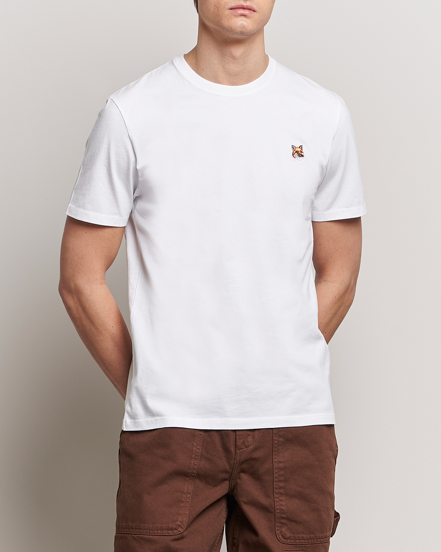 Homme | T-shirts À Manches Courtes | Maison Kitsuné | Fox Head T-Shirt White