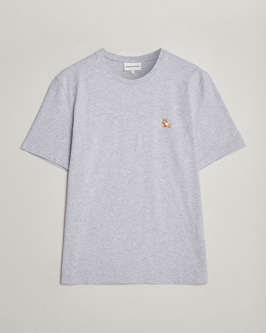 Homme | T-shirts | Maison Kitsuné | Chillax Fox T-Shirt Light Grey Melange