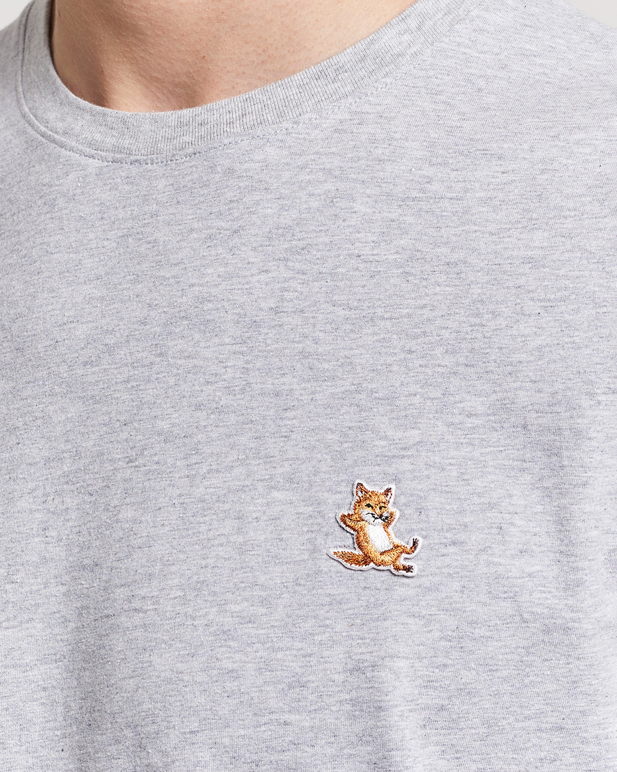 Homme | T-shirts | Maison Kitsuné | Chillax Fox T-Shirt Light Grey Melange