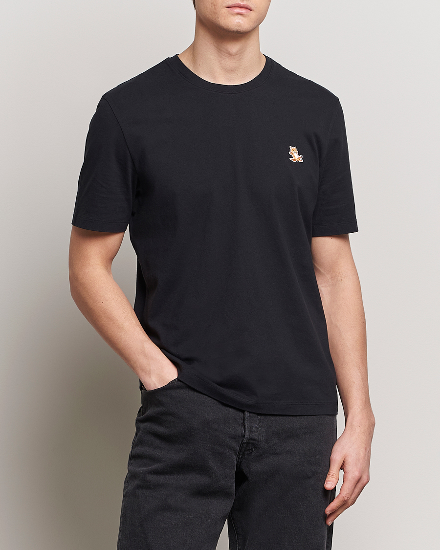 Homme | T-Shirts Noirs | Maison Kitsuné | Chillax Fox T-Shirt Black
