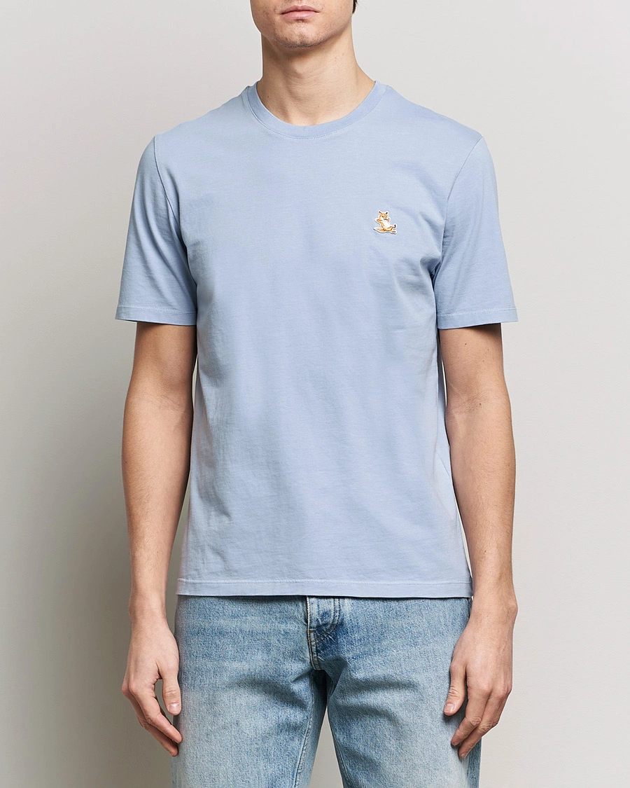 Homme | T-shirts À Manches Courtes | Maison Kitsuné | Chillax Fox T-Shirt Beat Blue