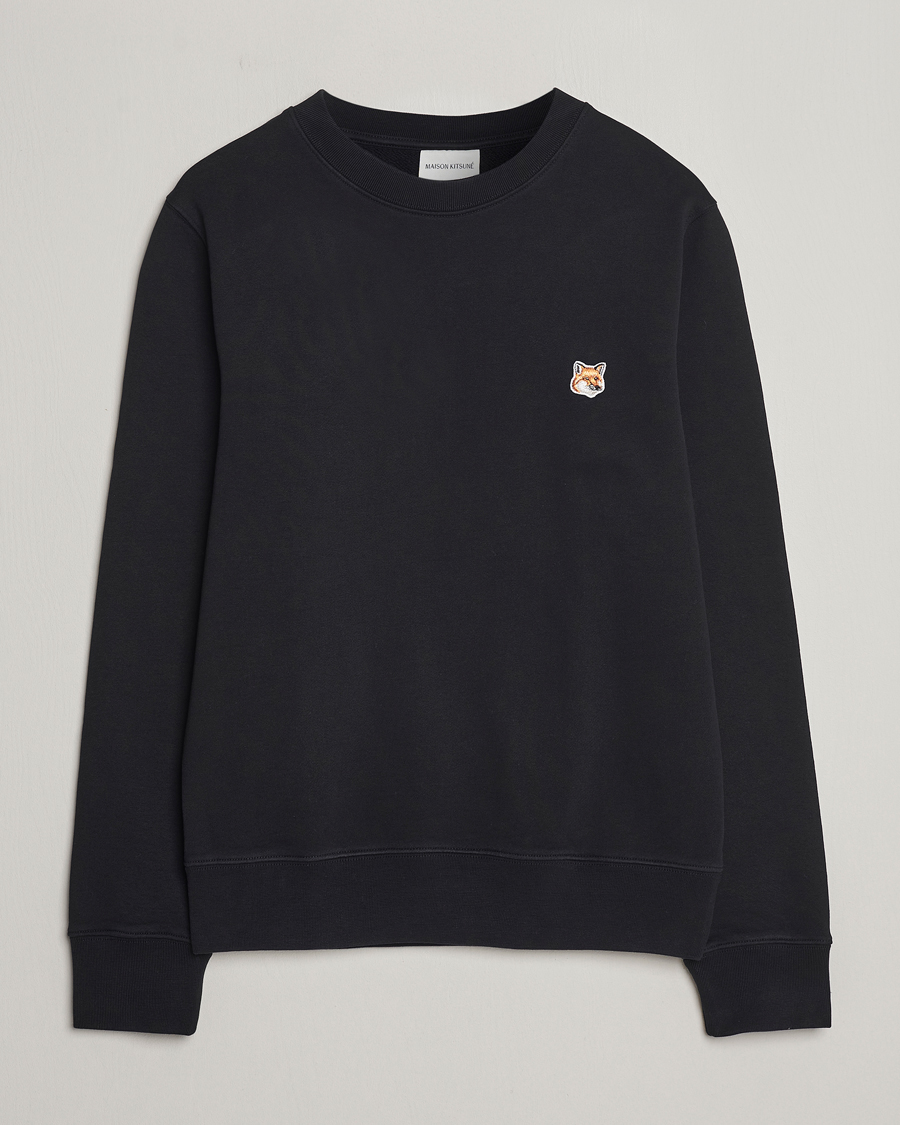 Homme | Pulls Et Tricots | Maison Kitsuné | Fox Head Sweatshirt Black
