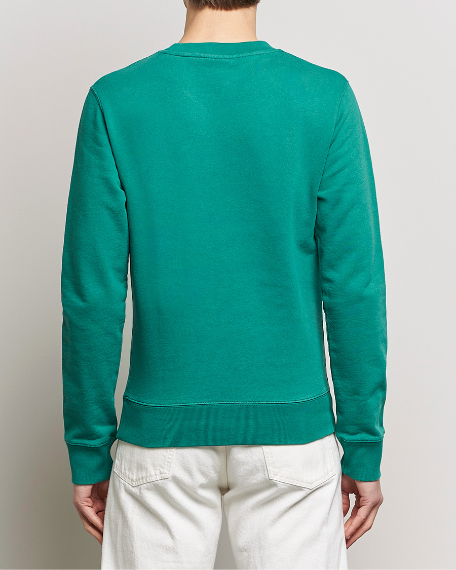 Homme | Pulls Et Tricots | Maison Kitsuné | Fox Head Sweatshirt Pine Green