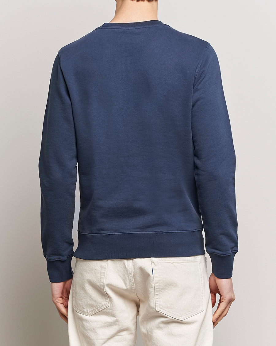 Homme | Pulls Et Tricots | Maison Kitsuné | Fox Head Sweatshirt Ink Blue