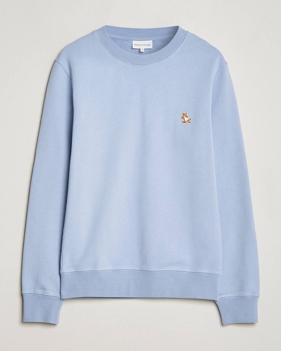 Homme | Pulls Et Tricots | Maison Kitsuné | Chillax Fox Sweatshirt Beat Blue