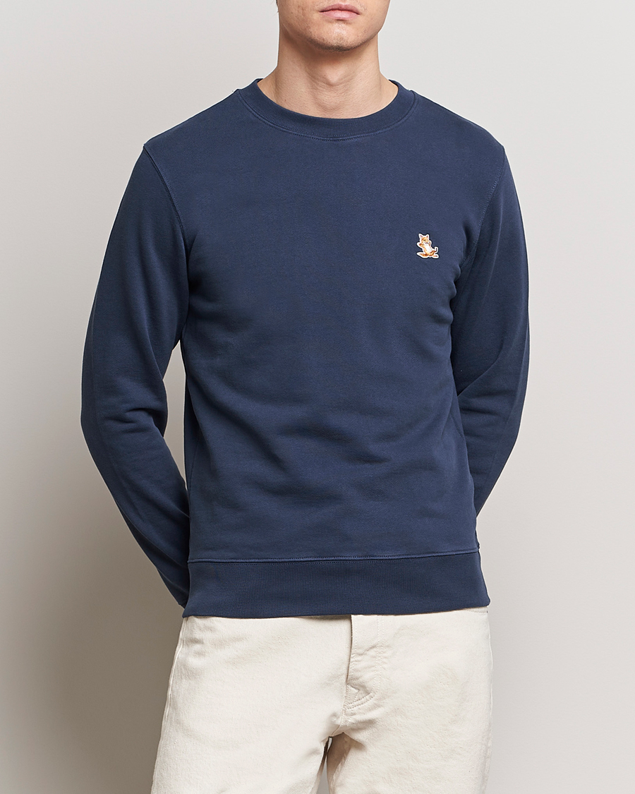 Homme | Sweat-Shirts | Maison Kitsuné | Chillax Fox Sweatshirt Ink Blue