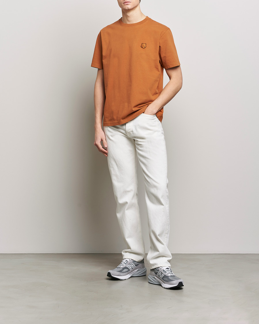 Homme | T-shirts | Maison Kitsuné | Tonal Fox Head T-Shirt Tobacco