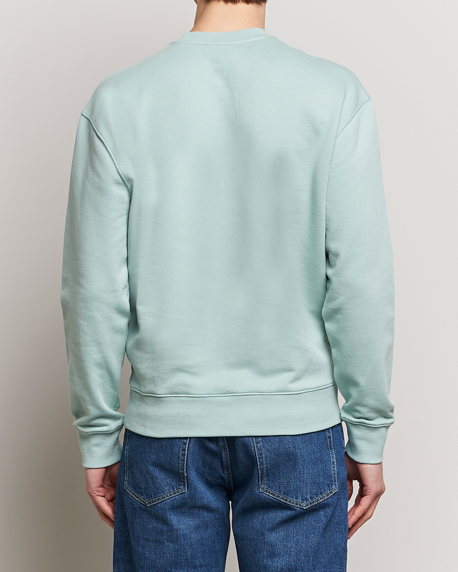 Homme | Pulls Et Tricots | Maison Kitsuné | Surfing Foxes Sweatshirt Seafoam Blue