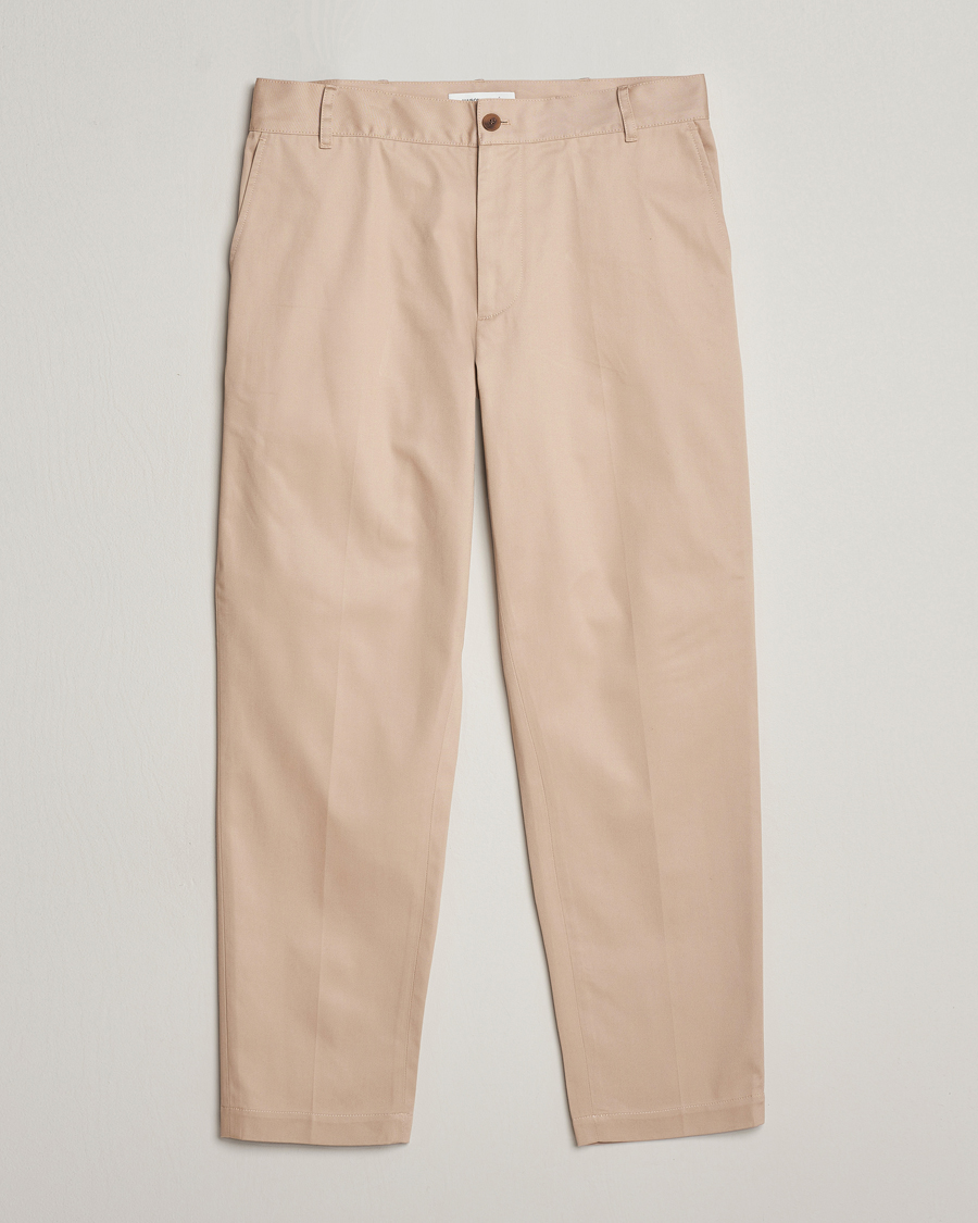 Homme | Pantalons | Maison Kitsuné | Straight Chino Light Beige