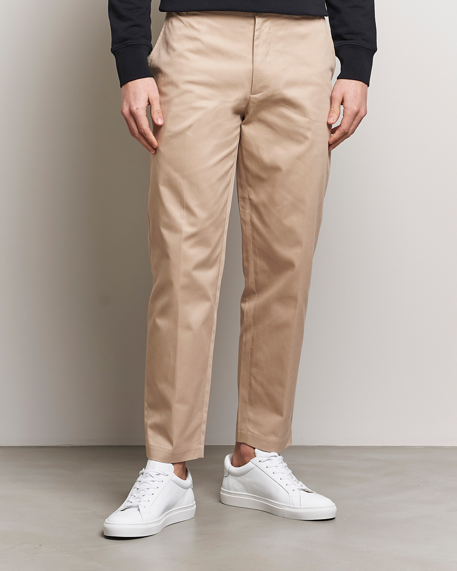 Homme | Pantalons | Maison Kitsuné | Straight Chino Light Beige