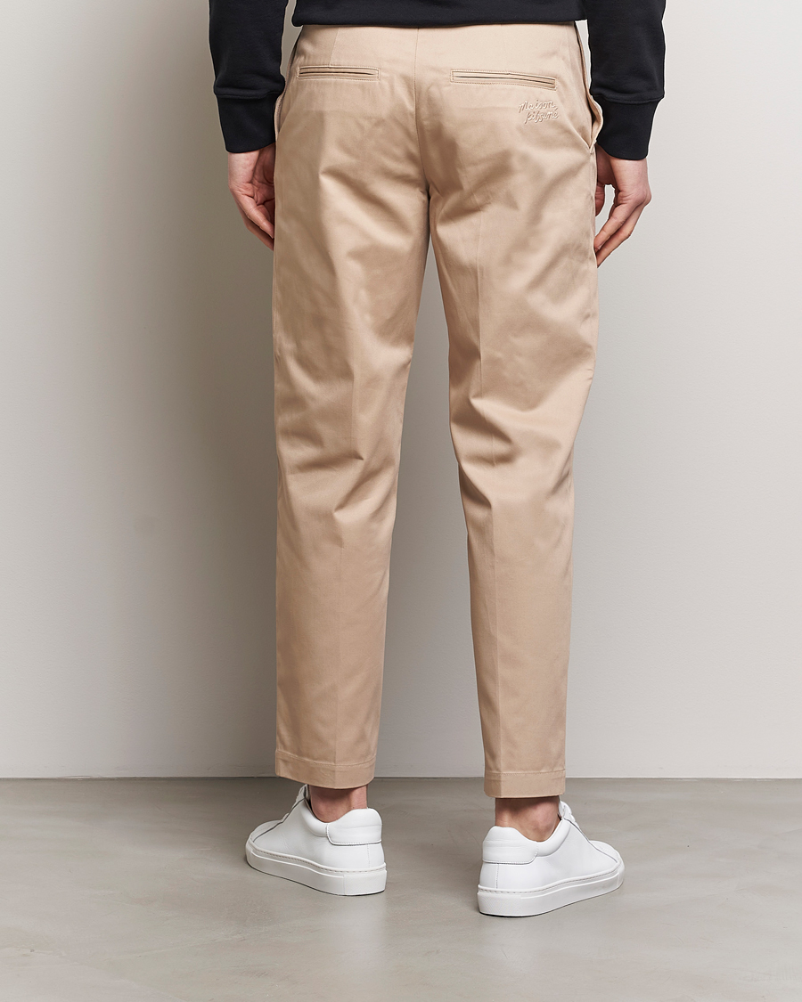 Homme | Pantalons | Maison Kitsuné | Straight Chino Light Beige