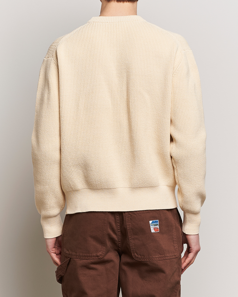 Homme | Pulls Et Tricots | Maison Kitsuné | Tonal Fox Ribbed Crew Neck Paper