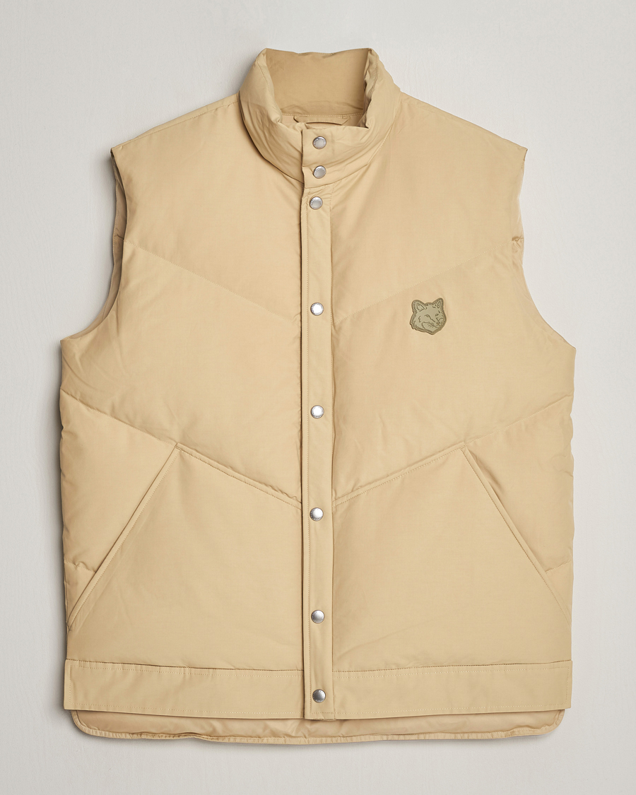 Homme | Manteaux Et Vestes | Maison Kitsuné | Tonal Fox Puffer Vest Canvas