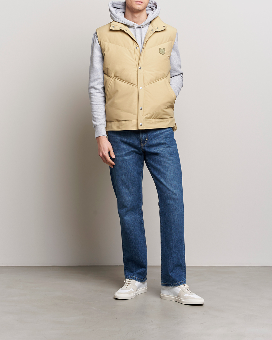 Homme | Manteaux Et Vestes | Maison Kitsuné | Tonal Fox Puffer Vest Canvas