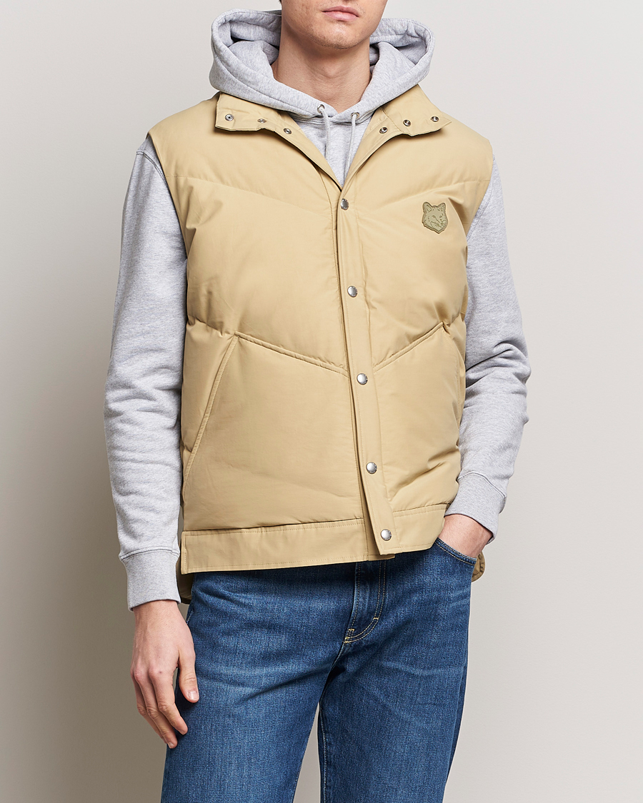 Homme | Manteaux Et Vestes | Maison Kitsuné | Tonal Fox Puffer Vest Canvas