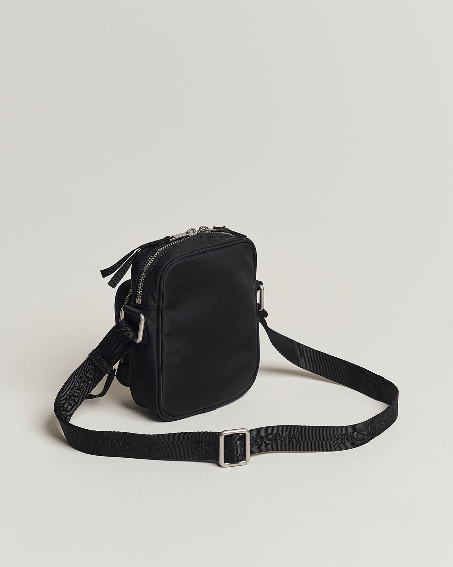 Homme | Maison Kitsuné The Traveller Crossbody Pouch Black | Maison Kitsuné | The Traveller Crossbody Pouch Black