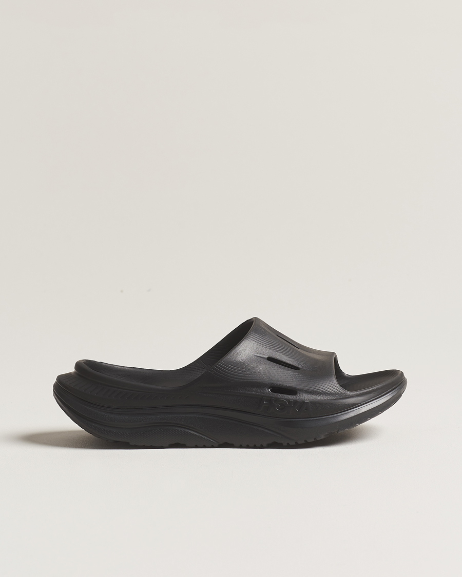 Homme | Hoka Ora Recovery Slide 3 Black | Hoka | Ora Recovery Slide 3 Black