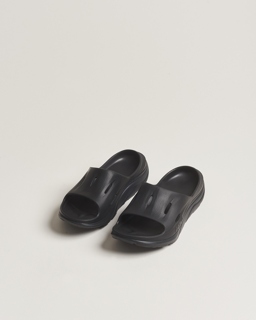 Homme | Hoka Ora Recovery Slide 3 Black | Hoka | Ora Recovery Slide 3 Black