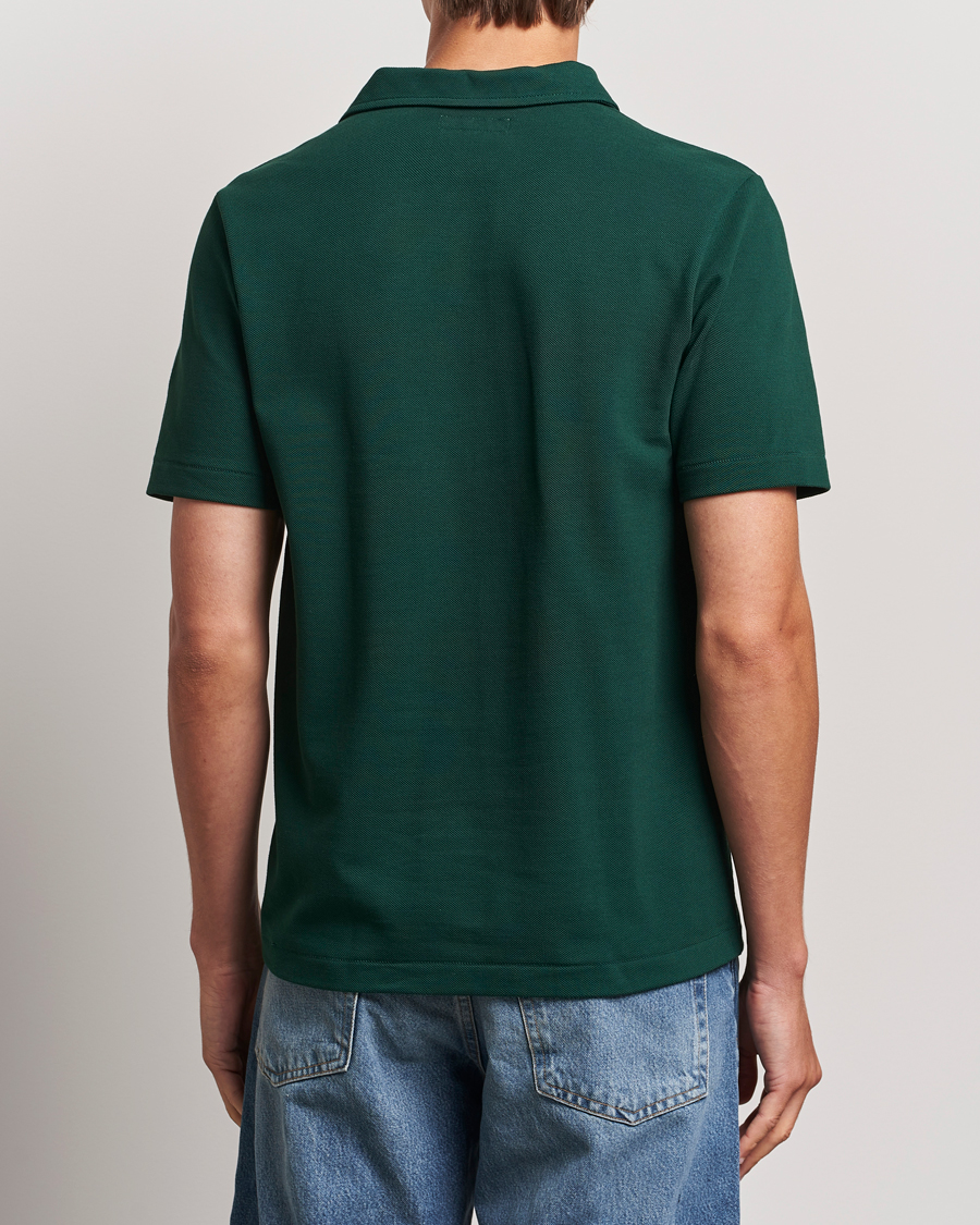 Homme | Polos | Merz b. Schwanen | Organic Cotton Washed Polo Classic Green