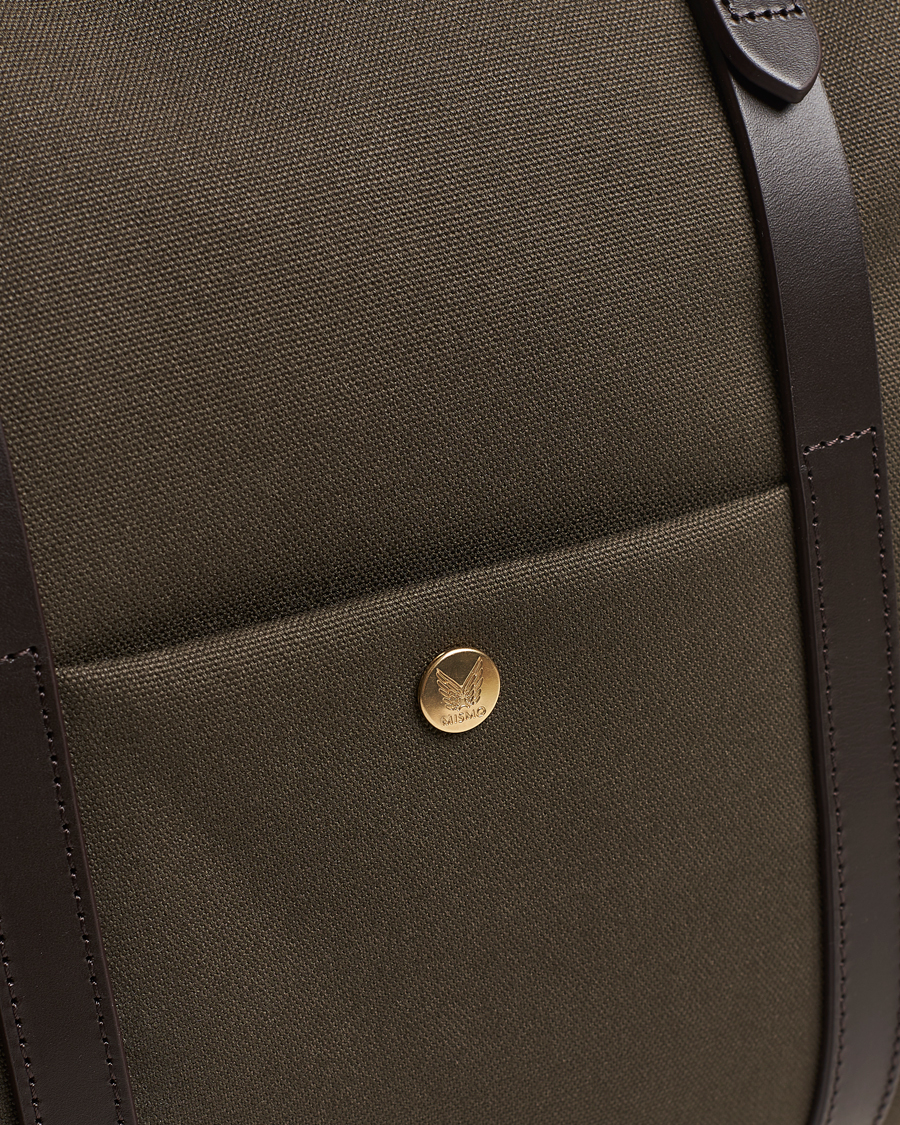 Homme | Sacs | Mismo | M/S Utility Canvas Duffle Bag Army/Dark Brown