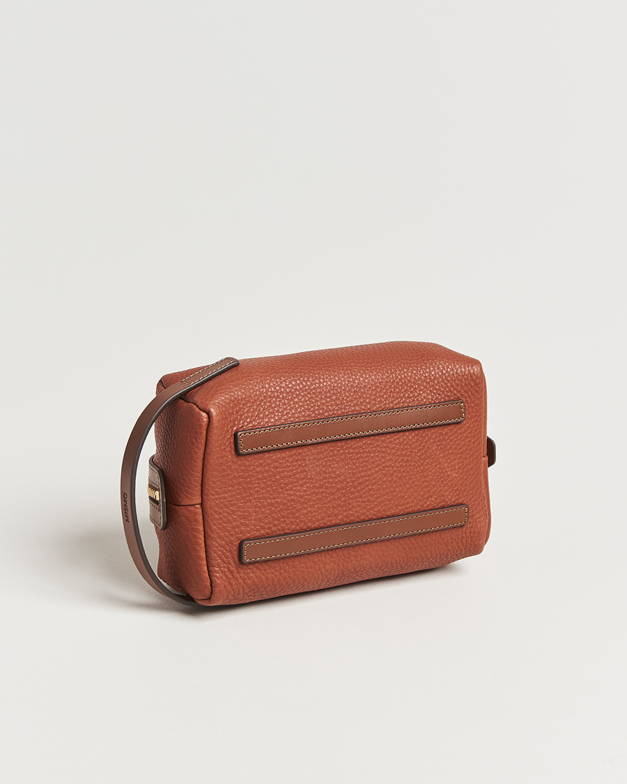 Homme | Sacs | Mismo | Groom Pebbled Leather Washbag Tabac/Cuoio