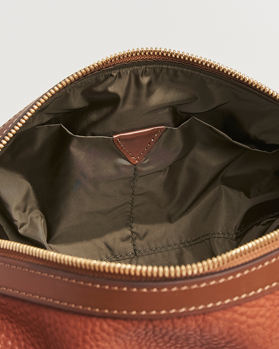 Homme | Sacs | Mismo | Groom Pebbled Leather Washbag Tabac/Cuoio