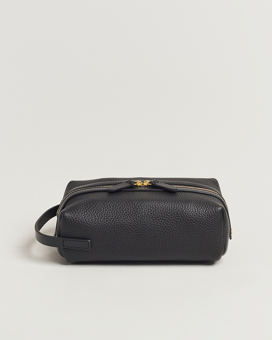 Homme | Sacs | Mismo | Groom Pebbled Leather Washbag Black