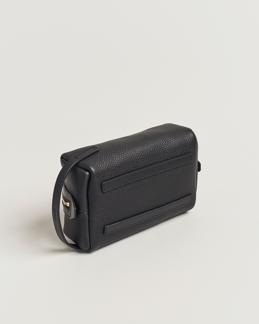 Homme | Sacs | Mismo | Groom Pebbled Leather Washbag Black