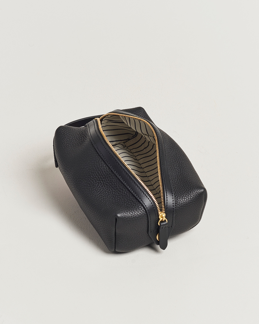 Homme | Sacs | Mismo | Groom Pebbled Leather Washbag Black