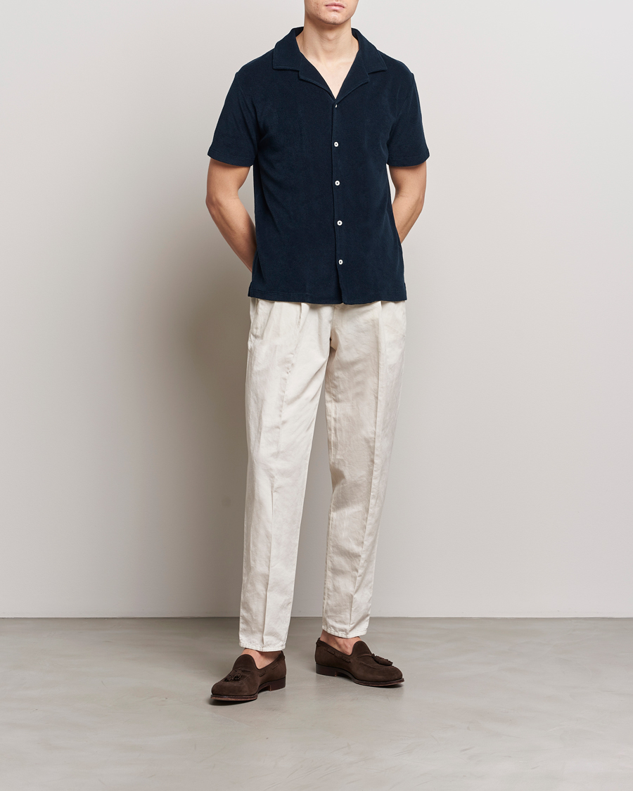 Homme | Chemises | Altea | Terry Bowling Shirt Navy