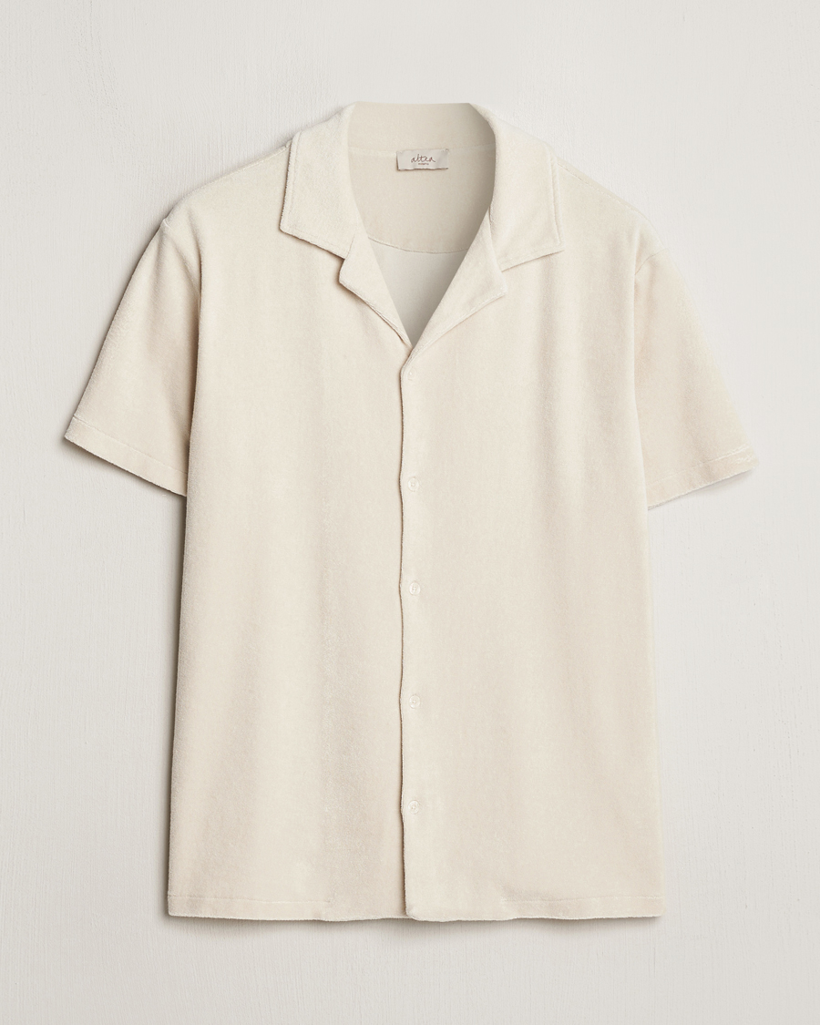 Homme | Chemises | Altea | Terry Bowling Shirt Light Beige