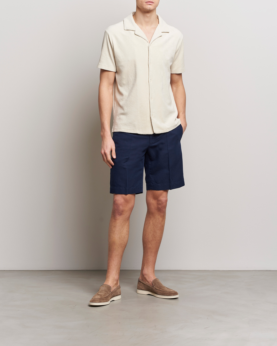 Homme | Chemises | Altea | Terry Bowling Shirt Light Beige