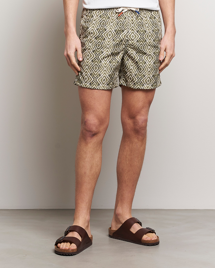 Homme | Sections | Altea | Printed Swim Shorts Green