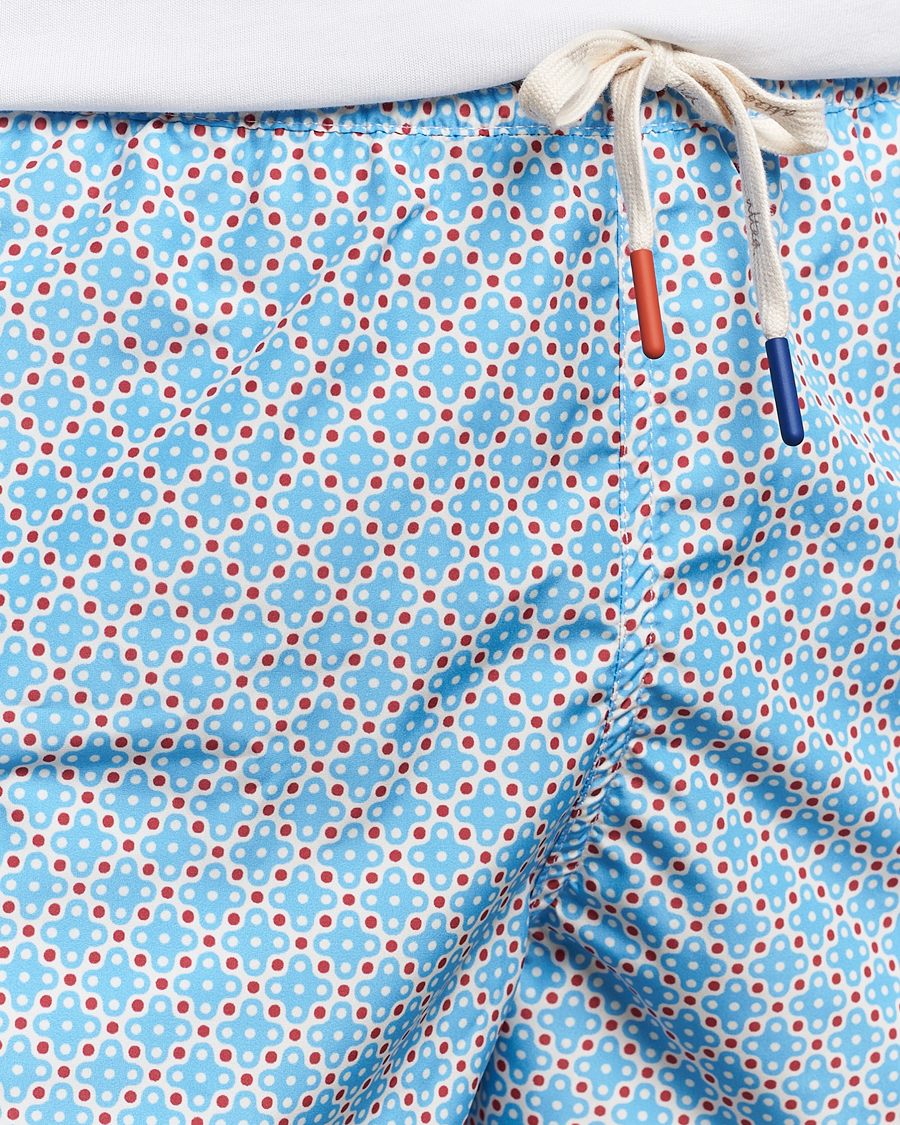 Homme | Maillots De Bain | Altea | Printed Swim Shorts Light Blue